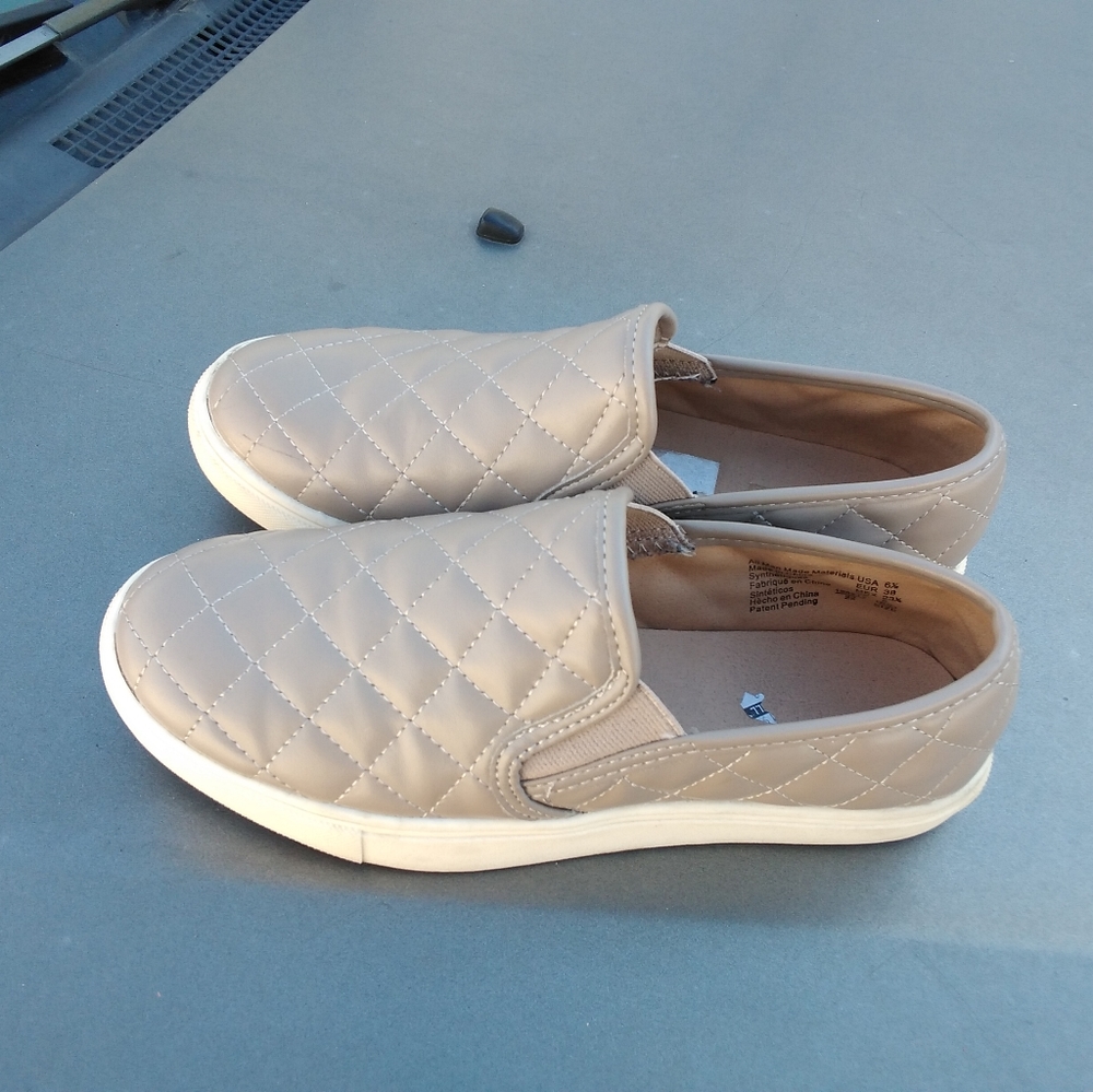 Brash quilted slip ons
